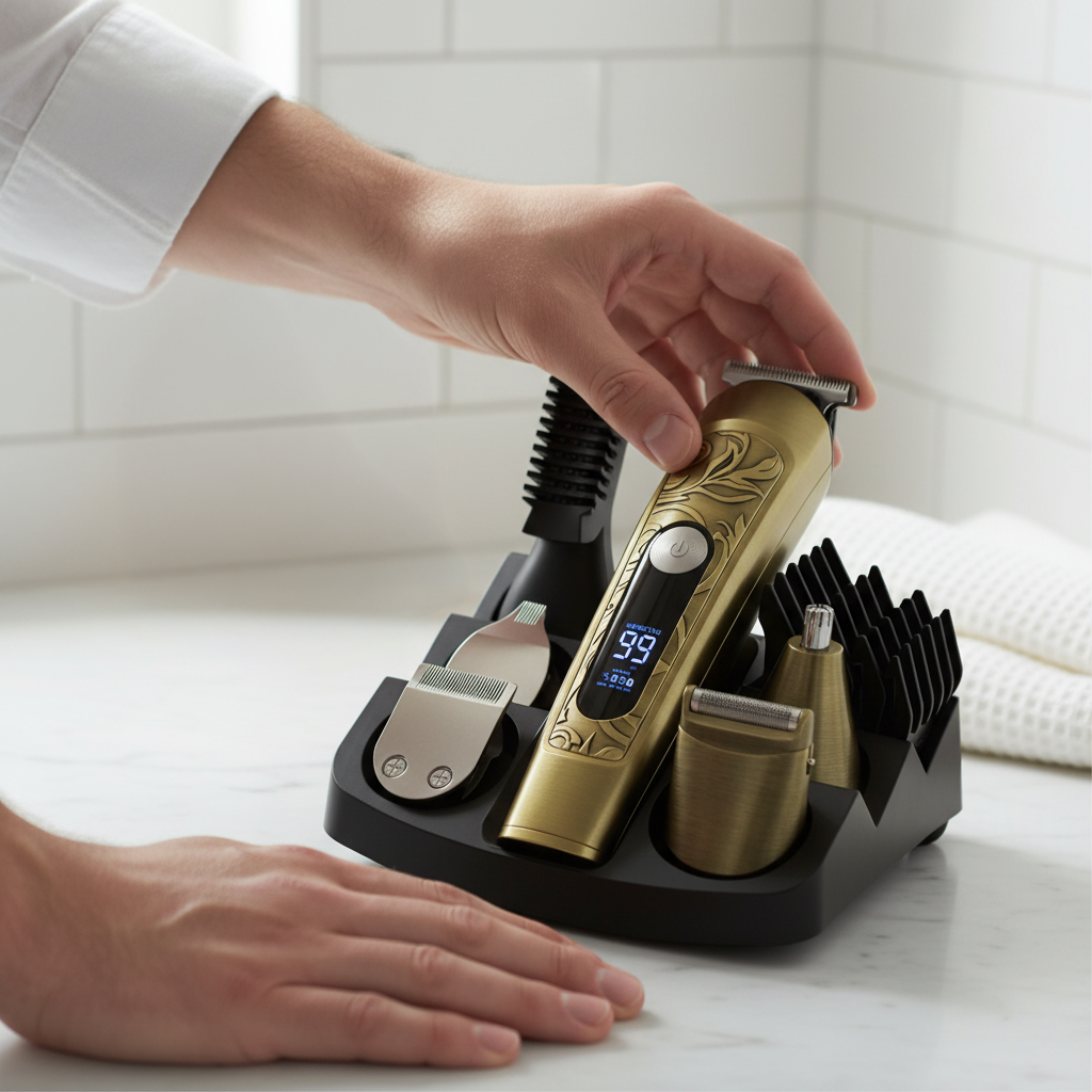 How to use a T-blade trimmer for fading at home