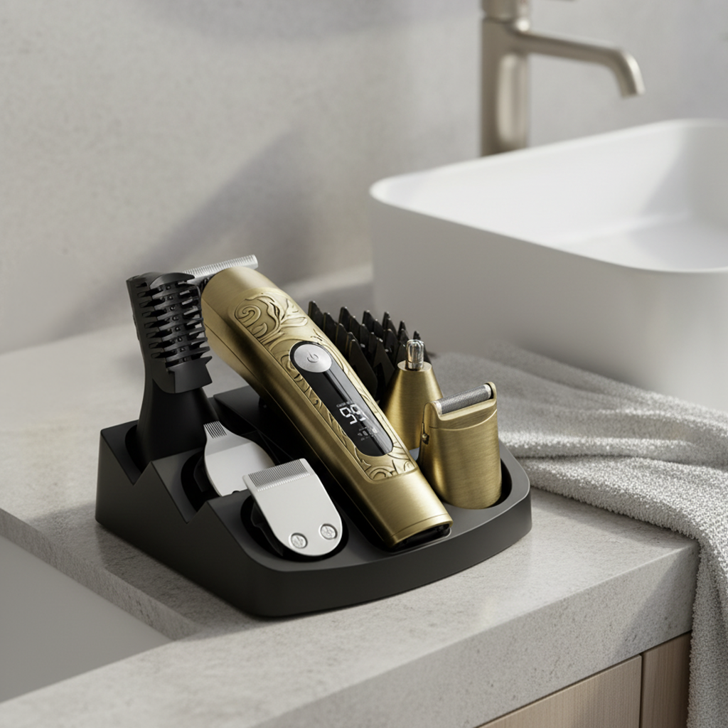 ShaverTech X1 Gold Edition - Beard Trimmer and Full Body Hair Trimmer